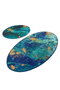 Mijölnir Juego de alfombras de baño Marbling Multicolor